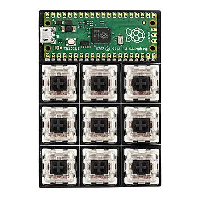 Robonio Ghost PCB - 9 Tuşlu RGB Programlanabilir Makro Klavye - 3
