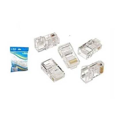 S-Link 100'lü RJ-45 Konnektör Paket (SL-COB8P ) - S-link