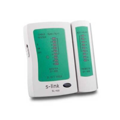 S-link RJ45/RJ11 Kablo Test Cihazı - SL-468 - 1 data-big=