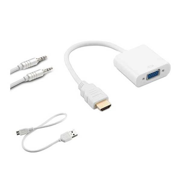 S-link SL-HVS13 HDMI to VGA + Audio Micro Usb Çevirici - 1