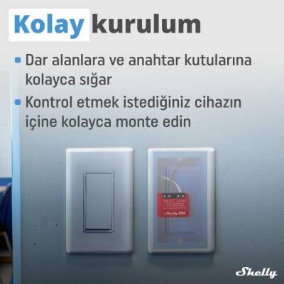 Shelly 1PM Mini Gen3 Enerji Ölçer Röle - 3 data-big=