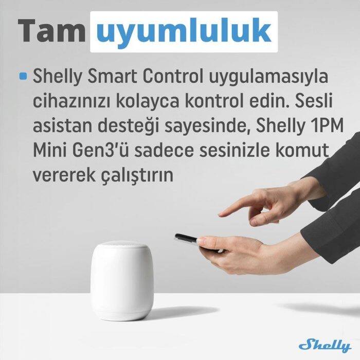 Shelly 1PM Mini Gen3 Enerji Ölçer Röle - 5