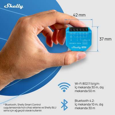 Shelly 2L Gen3 Nötrsüz 2 Kanallı Akıllı Röle - 3 data-big=