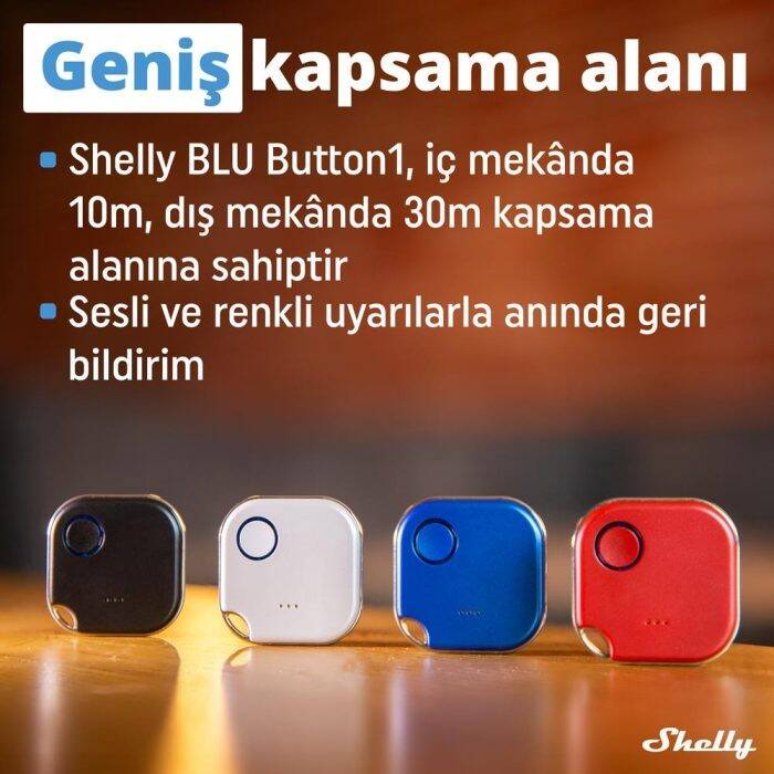 Shelly BLU Button1 Kablosuz Buton - 3