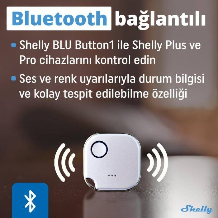 Shelly BLU Button1 Kablosuz Buton - 7