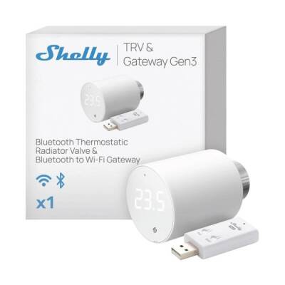 Shelly BLU TRV Akıllı Termostatik Radyatör Vanası - 1 data-big=