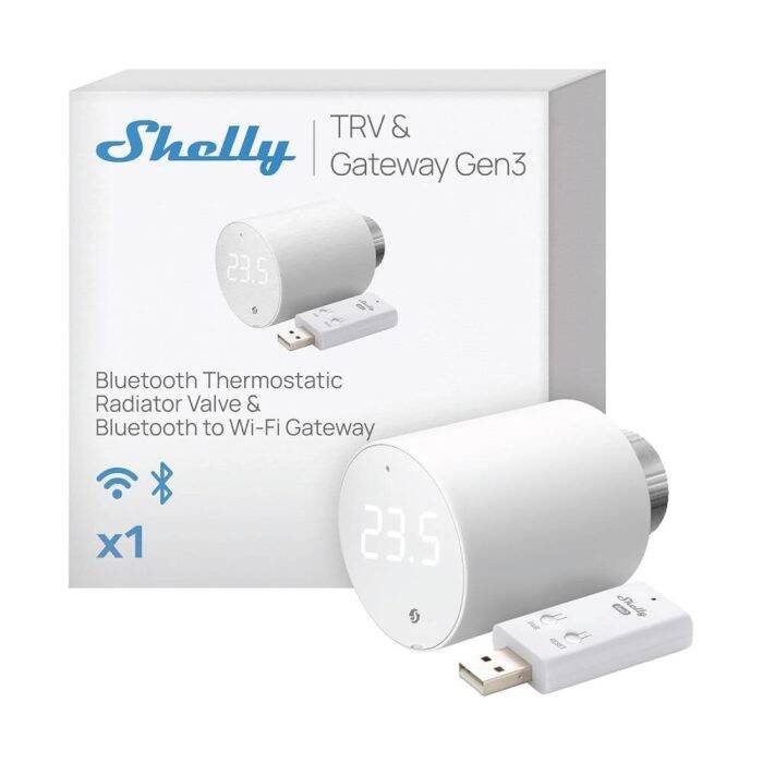 Shelly BLU TRV Akıllı Termostatik Radyatör Vanası - 1