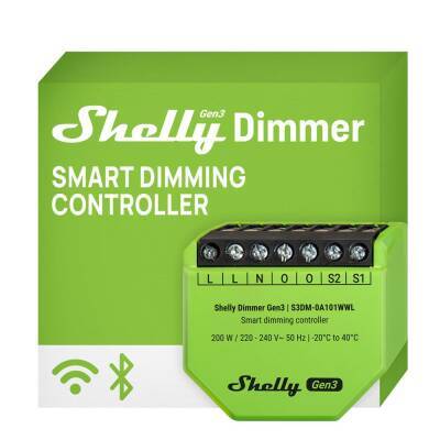Shelly Dimmer Gen3 Akıllı Led Dimmer Kontrol Rölesi - 1 data-big=