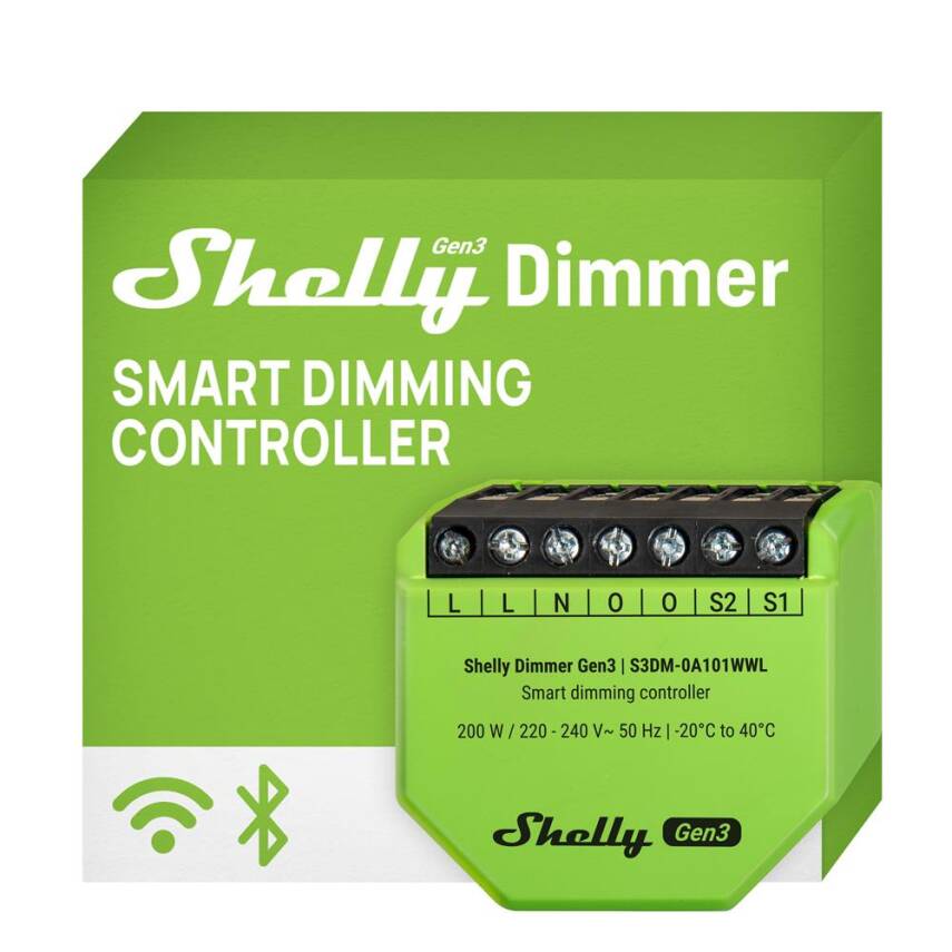 Shelly Dimmer Gen3 Akıllı Led Dimmer Kontrol Rölesi - 1