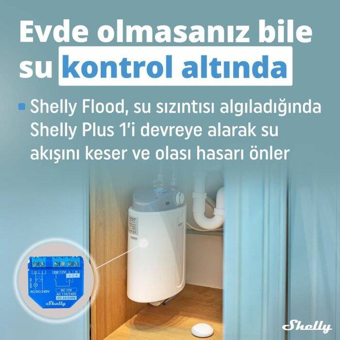Shelly Flood Su Baskını ve Sıcaklık Sensörü - 3