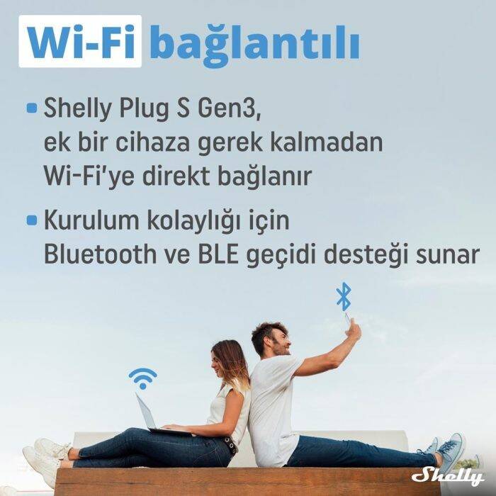 Shelly Plug S Gen3 Matter Destekli Akıllı Priz - 8