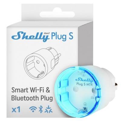 Shelly Plug S Gen3 Matter Destekli Akıllı Priz - 1 data-big=