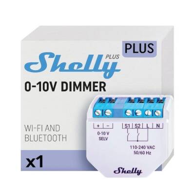 Shelly Plus 0-10V Dimmer Röle - 1 data-big=
