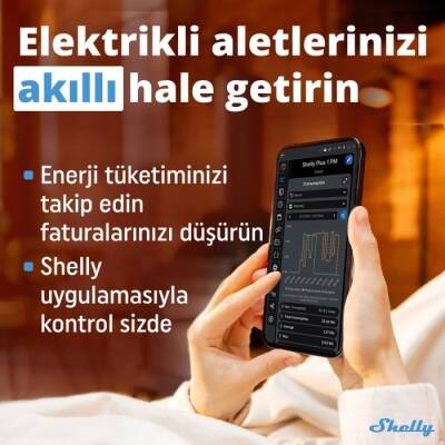 Shelly Plus 1PM Tek Kanal Enerji Ölçer Akıllı Röle - 6 data-big=