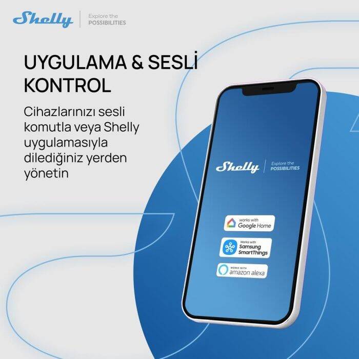Shelly Plus 2PM Çift Kanal Enerji Ölçer Akıllı Röle - 6