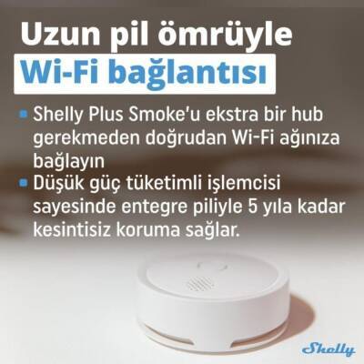 Shelly Plus Akıllı Duman Dedektörü - 2 data-big=