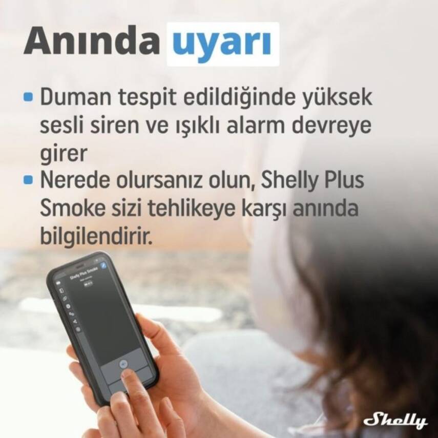 Shelly Plus Akıllı Duman Dedektörü - 3