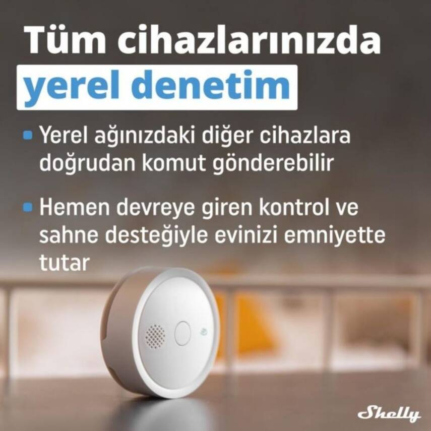 Shelly Plus Akıllı Duman Dedektörü - 4