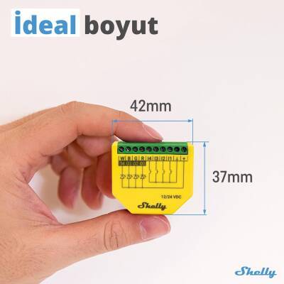 Shelly Plus RGBW PM Akıllı LED Renk ve Parlaklık Kontrol Rölesi - 7 data-big=