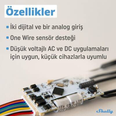 Shelly Plus Uni Evrensel Wi-Fi Giriş Modülü - 2 data-big=