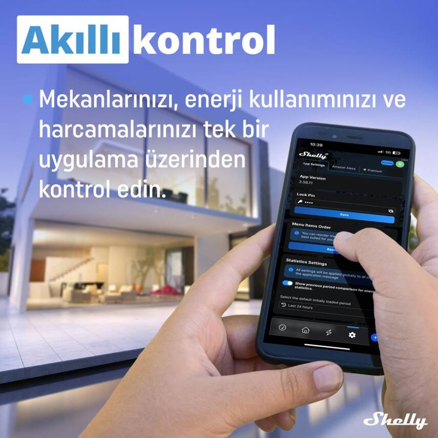 Shelly Plus Uni Evrensel Wi-Fi Giriş Modülü - 6