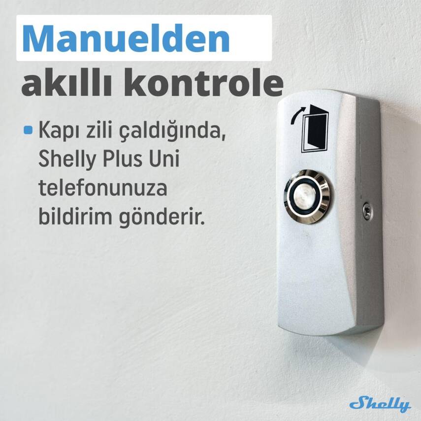 Shelly Plus Uni Evrensel Wi-Fi Giriş Modülü - 5