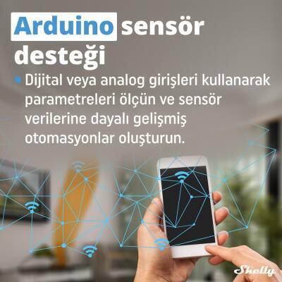 Shelly Plus Uni Evrensel Wi-Fi Giriş Modülü - 4 data-big=