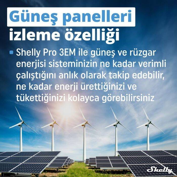 Shelly Pro 3EM 120A 3 Faz Enerji Ölçer - 4