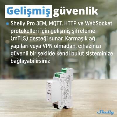 Shelly Pro 3EM 120A 3 Faz Enerji Ölçer - 6 data-big=
