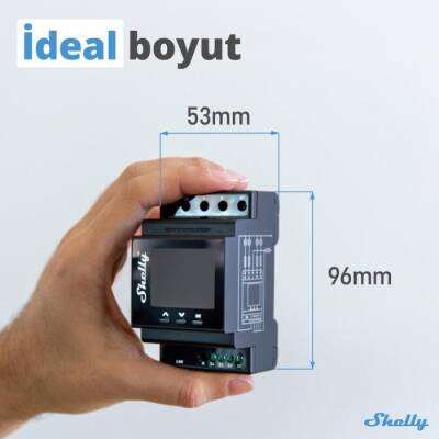Shelly Pro 4PM Dört Kanal Enerji Ölçer Röle - 3 data-big=