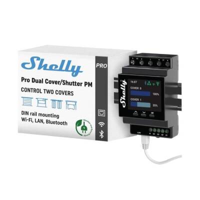 Shelly Pro Dual Çift Motorlu Panjur Kontrol Rölesi - 1 data-big=