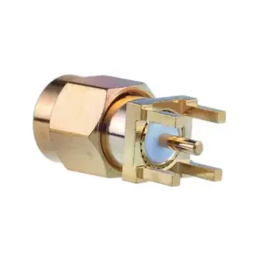 SMA Konnektör Düz Kenar PCB Jack- Erkek - Robolink (1)