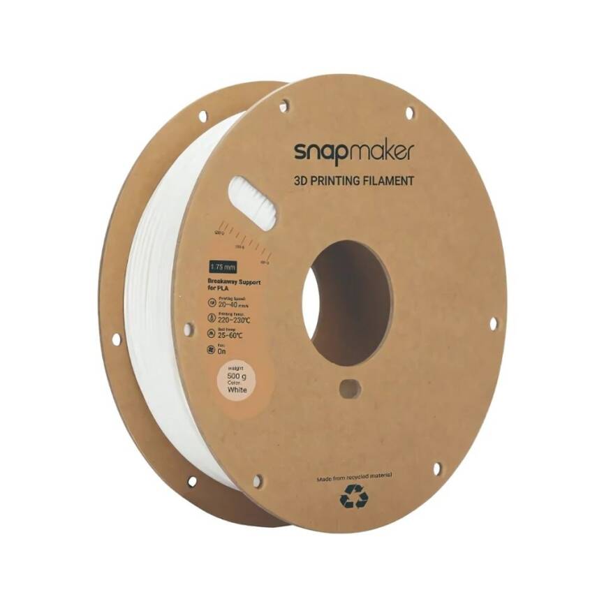 Snapmaker Breakaway Beyaz Filament 1.75mm 500gr - 1