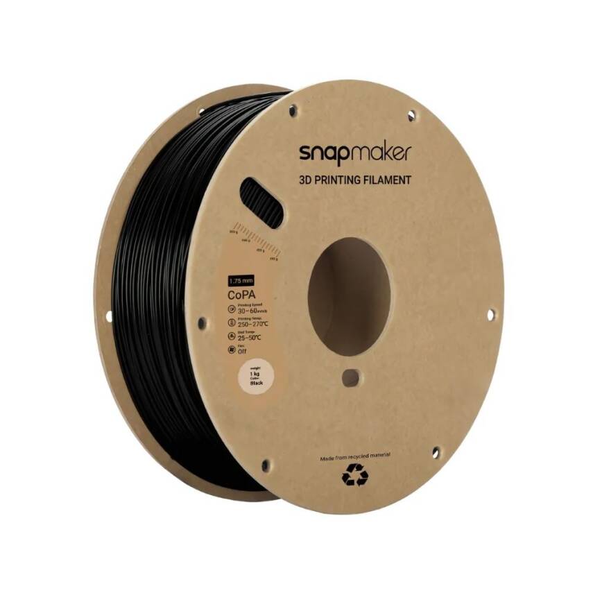 Snapmaker Nylon Siyah Filament 1.75mm 1000gr - 1