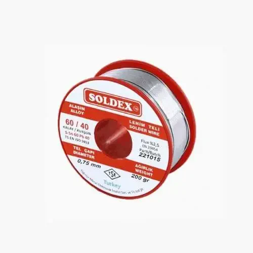 Soldex 0.75mm 200gr Lehim Teli - 1