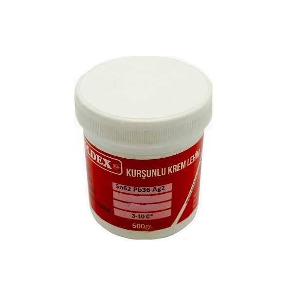 Soldex 500gr Kurşunlu Krem Lehim - Sn62 Pb36 Ag2 - 1