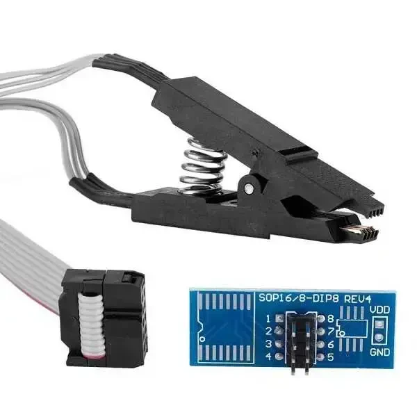 SOP16/8 DIP8 SOIC8 Test Klipsi EEPROM 93CXX-25CXX-24CXX - Robolink