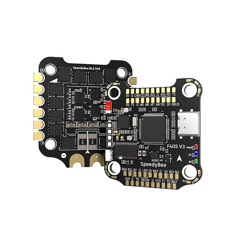 SpeedyBee F405 V3 F4 Uçuş Kontrol Kartı ve 50A 4in1 ESC Stack - 3-6S - 4