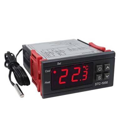 STC-1000 AC 110-220V 10A LCD Ekranlı Sıcaklık Kontrol Modülü - Robolink