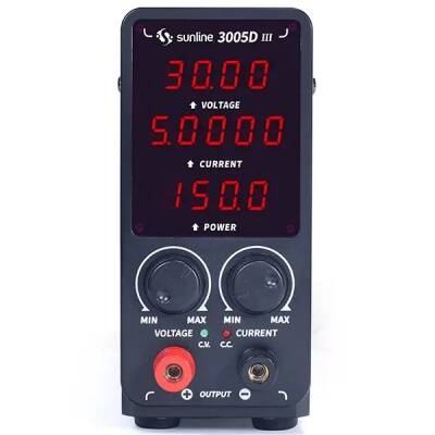 Sunline 3005D-III Ayarlanabilir 30V 5A DC Güç Kaynağı - Sunline (1)