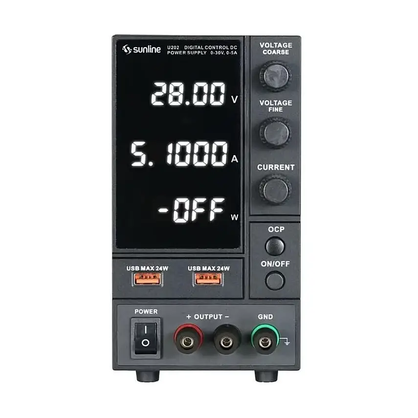 Sunline U202 0-30V 5A Programlanabilir Güç Kaynağı - Sunline