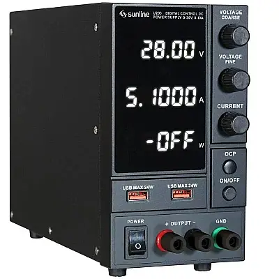 Sunline U203 0-30V 10A Programlanabilir Güç Kaynağı - 1 data-big=