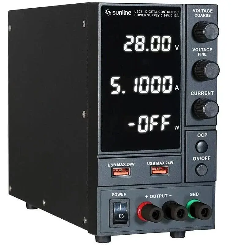 Sunline U203 0-30V 10A Programlanabilir Güç Kaynağı - Sunline