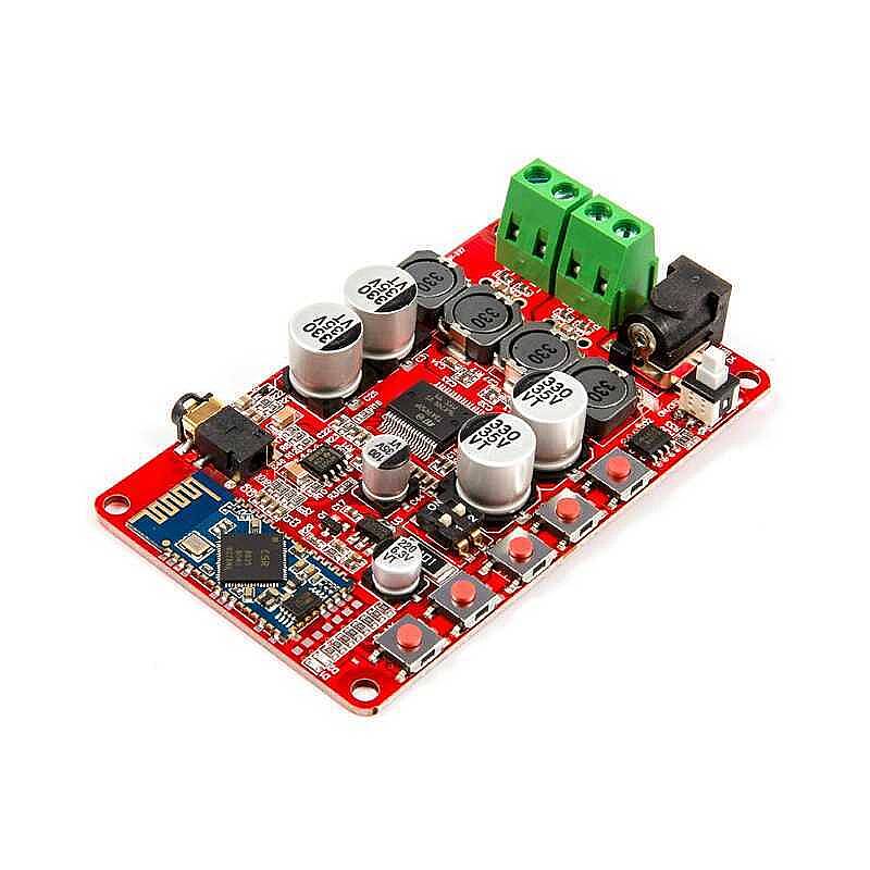 TDA7492P Kablosuz Bluetooth 4.0 Ses Ampfilikatör Modülü 2x25W - 2