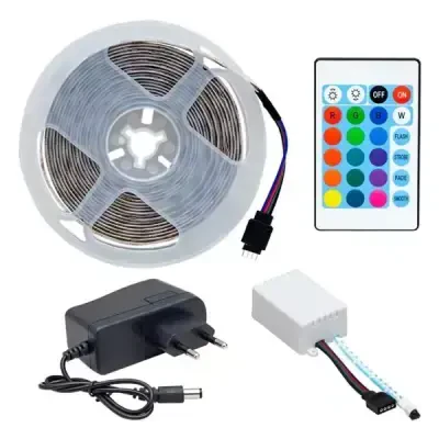 Tek Çipli RGB Şerit Led Seti - Robolink