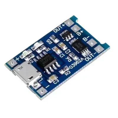 TP4056 Micro USB Korumalı Şarj Modülü - 1 data-big=