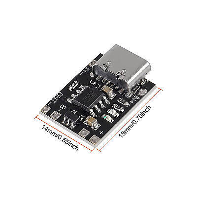 TP4056 Mini Type-C 1A Lityum Pil Şarj Modülü - Robolink (1)