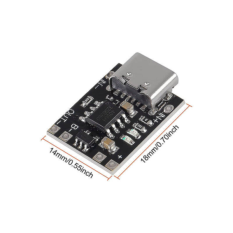 TP4056 Mini Type-C 1A Lityum Pil Şarj Modülü - 2