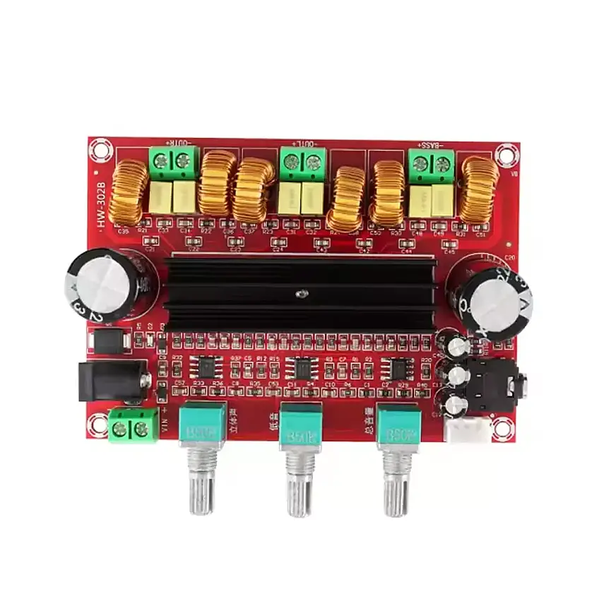 TPA3116D2 2.1 Kanal Stereo Subwoofer Amplifikatör Kartı - 2x50W + 100W Bluetooth 5.0 - 1