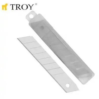 TROY 21609 Maket Bıçağı Yedek Bıçakları (100x18mm)-10 Adet - Troy